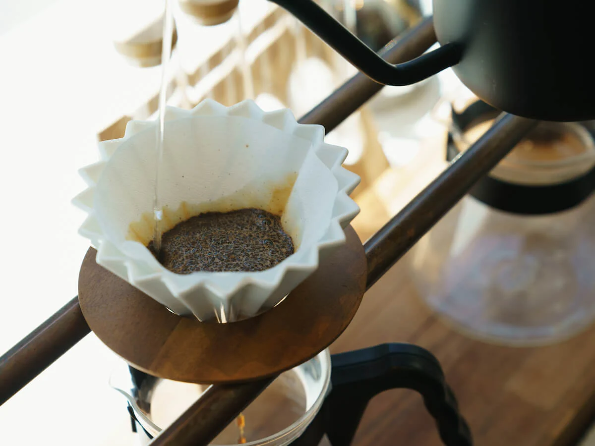 Origami | Acacia Wood Dripper Support - Image 3